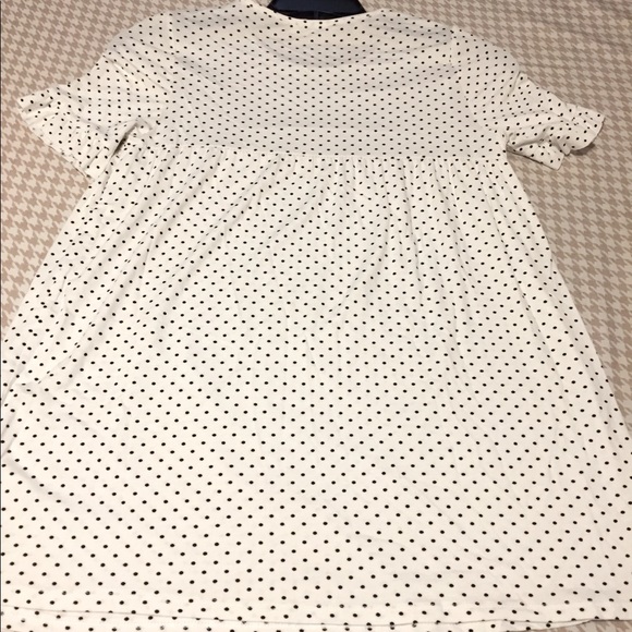 NWT. First Look mini dot tee with ruffled sleeves. - Picture 2 of 6